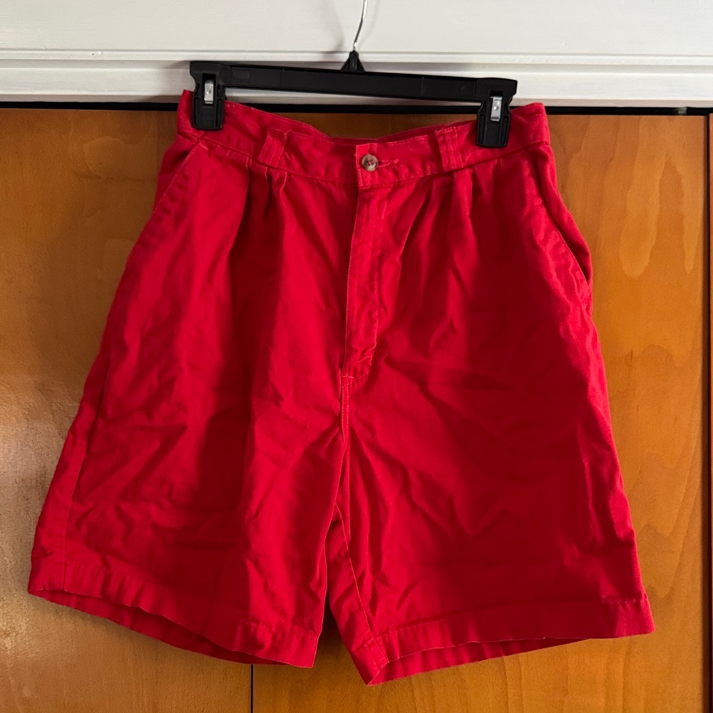 Vintage Duck Head Men's Red Flat Front Shorts
